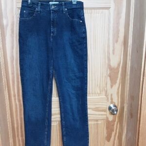 Lee Women's Deep Blue Straight Leg Jeans